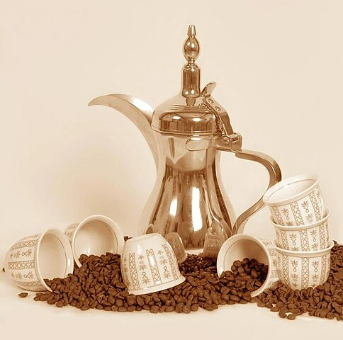 Traditional Arabian coffee