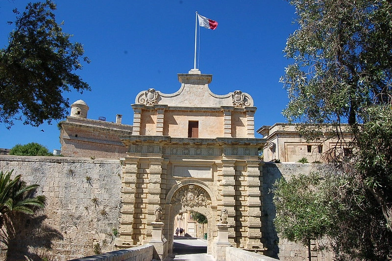 Mdina Fortress Gate, Malta