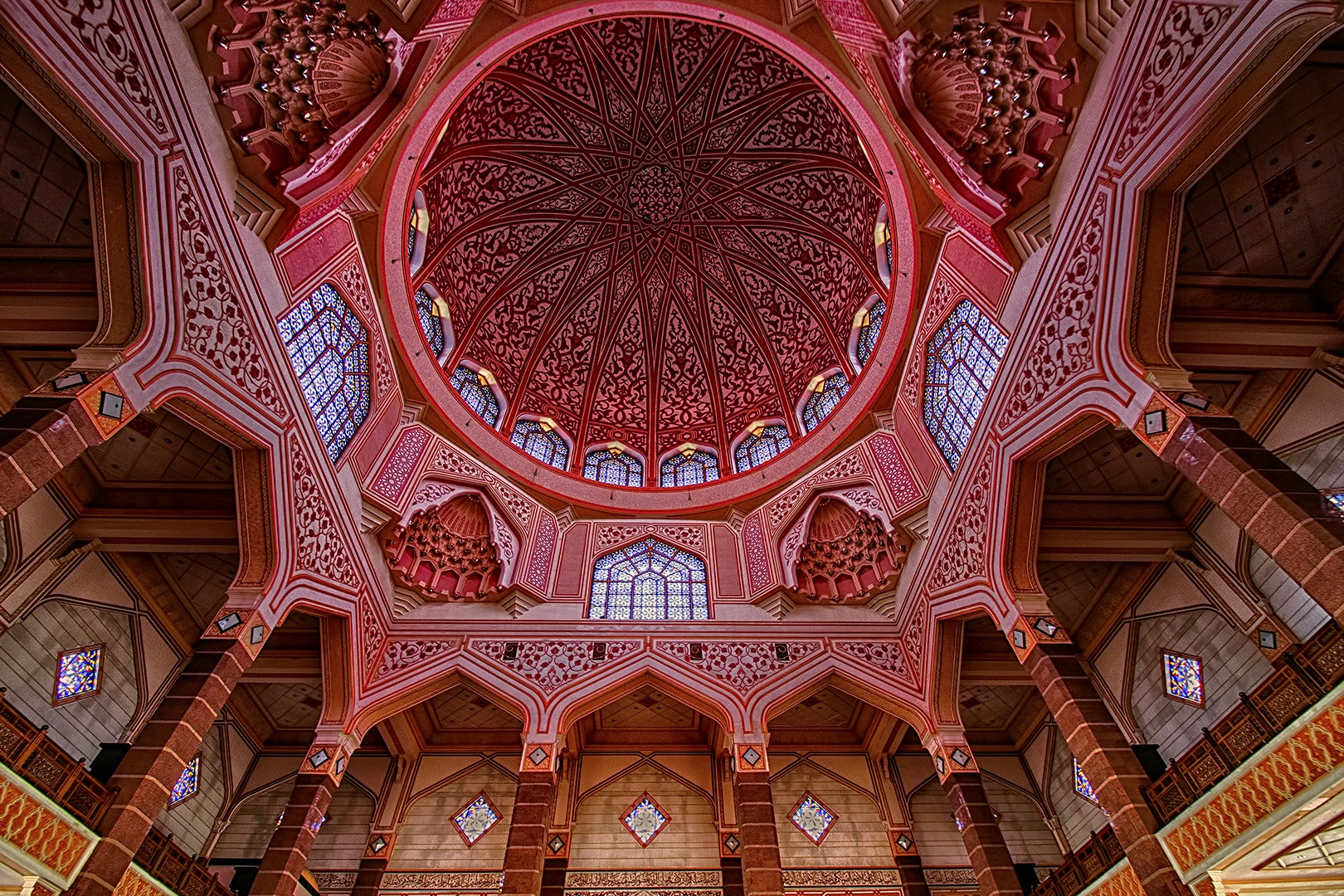 Putra Mosque in Kuala Lumpur