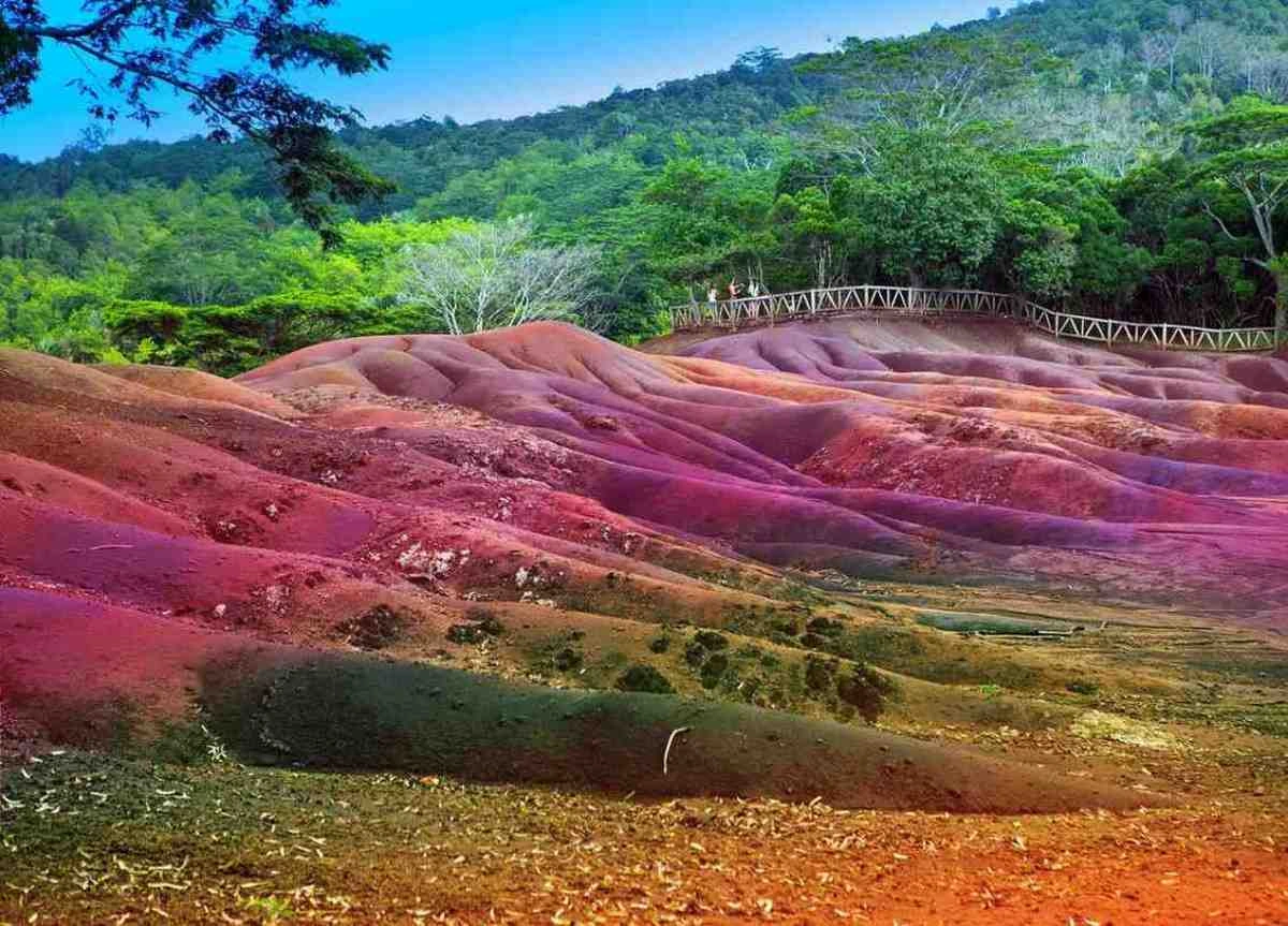 Seven Color sand in Chamarel