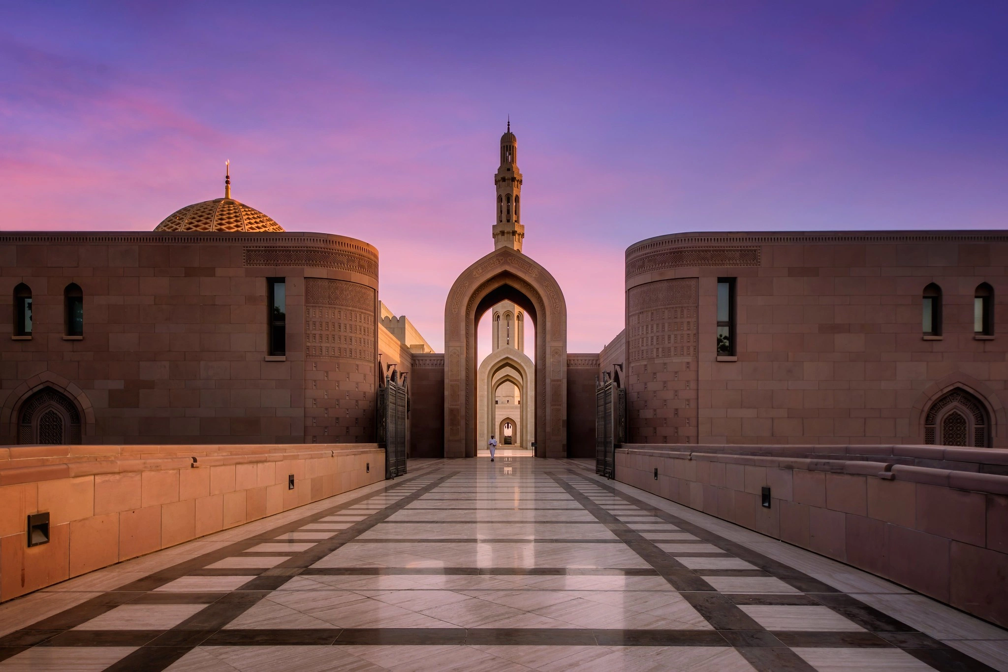 Sultan Qaboos Grand Mosque in oman