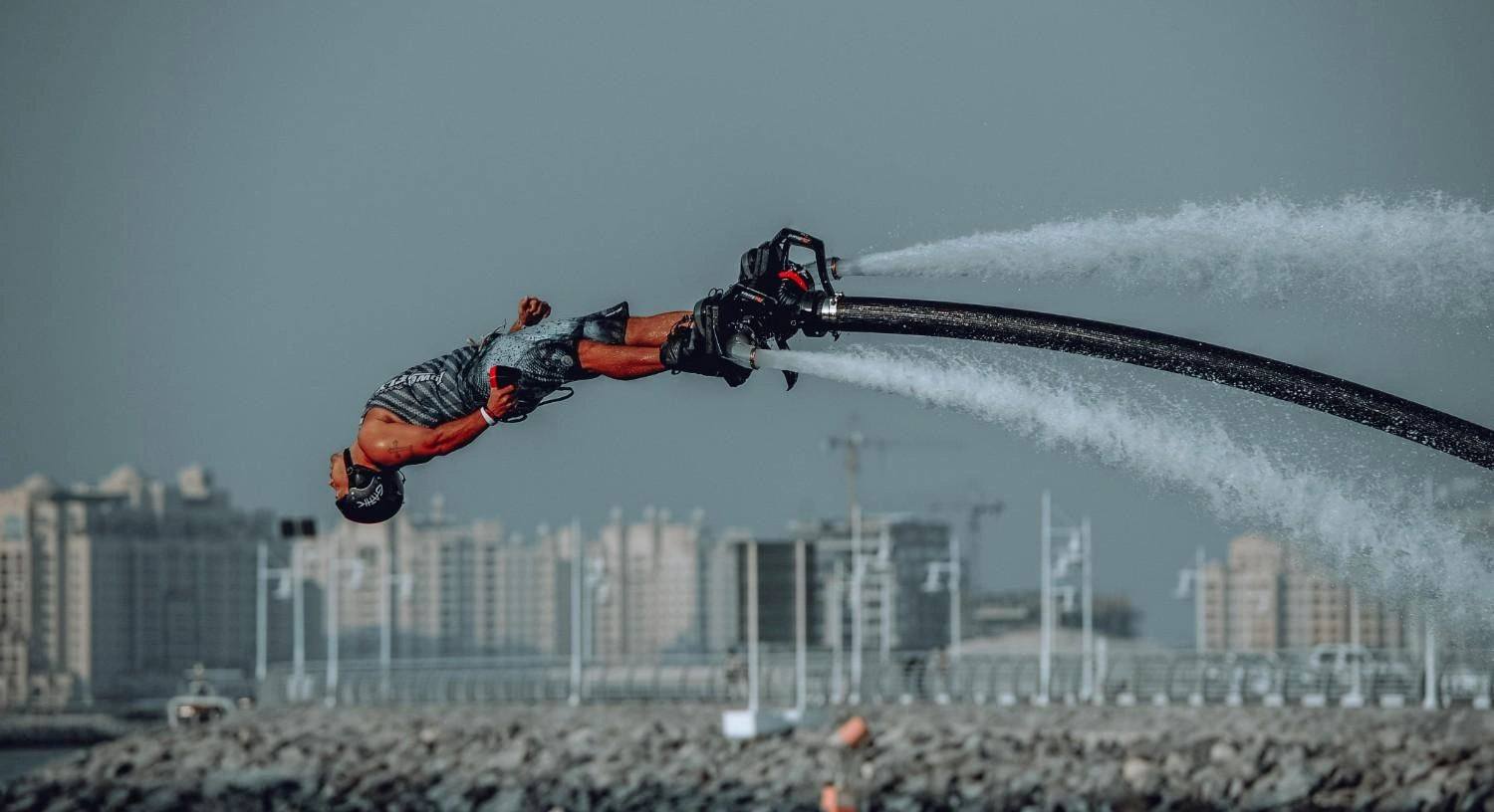 Water flyboarding