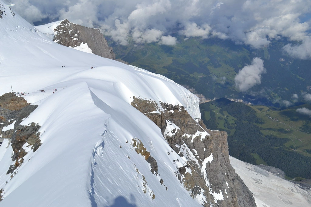 Jungfraujoch, surrounded by snow-capped peaks and expansive alpine views