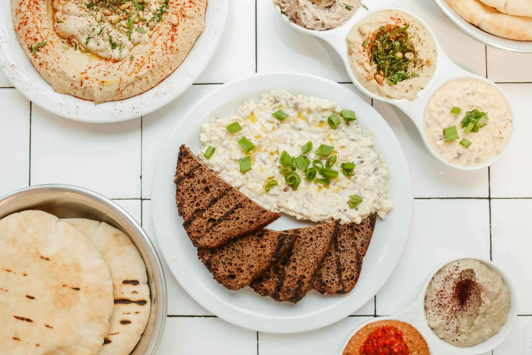 classic Mediterranean platter