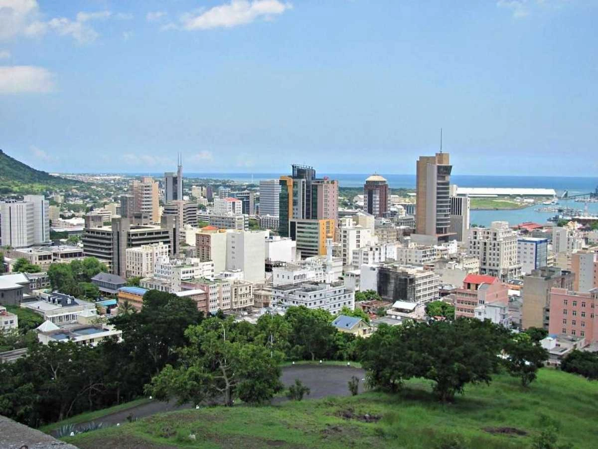 sky line of the Port Louis