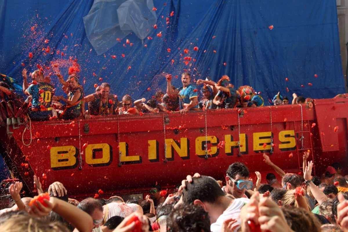 Tomatina festival in spain