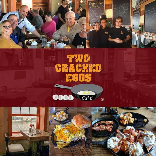 اثنين من البيض المقهى