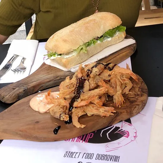 Pink Shrimp Street Food