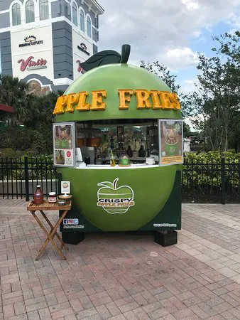 فرايز التفاح المقرمش