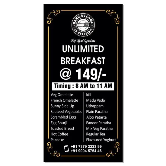 Bake and Flame La Brasserie