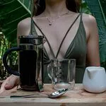 منزل تحت Palmtrees