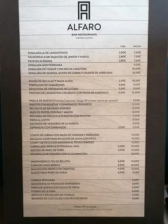 Alfaro Bar Restaurante