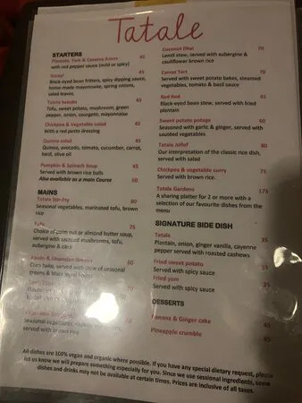 Tatale Vegan Restaurant
