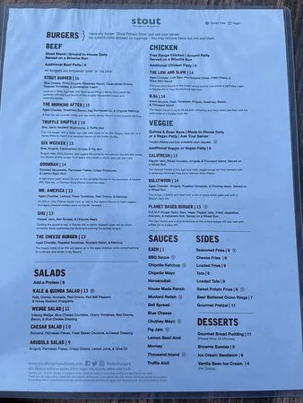 ستاوت برجر وبيرة