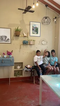 غرفة الشاي جذع الشاي