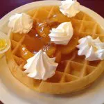 الوافل البلجيكي & فطيرة البيت