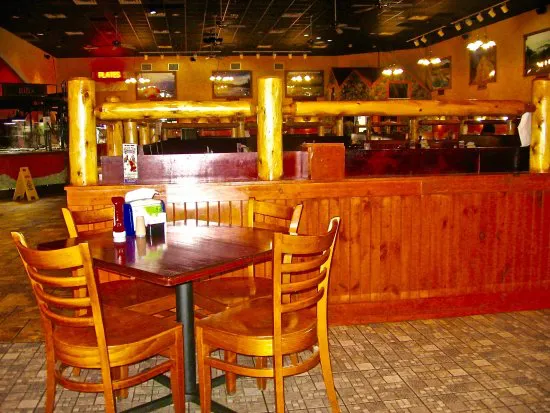 بوفيه شواء الخشب