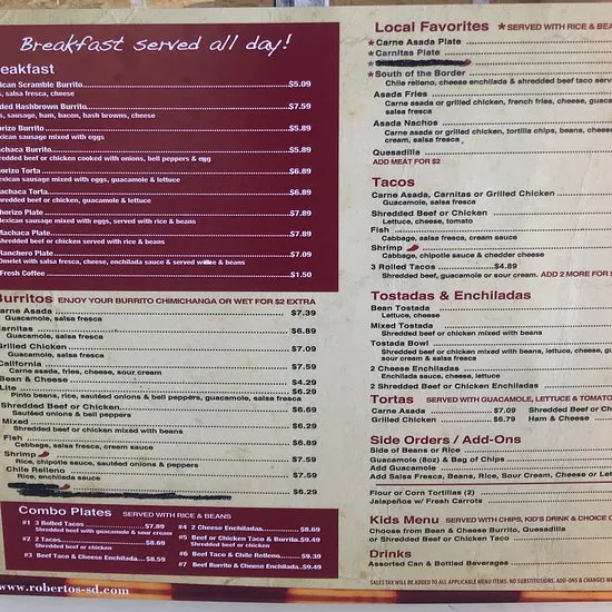 طعام روبيرتو المكسيكي