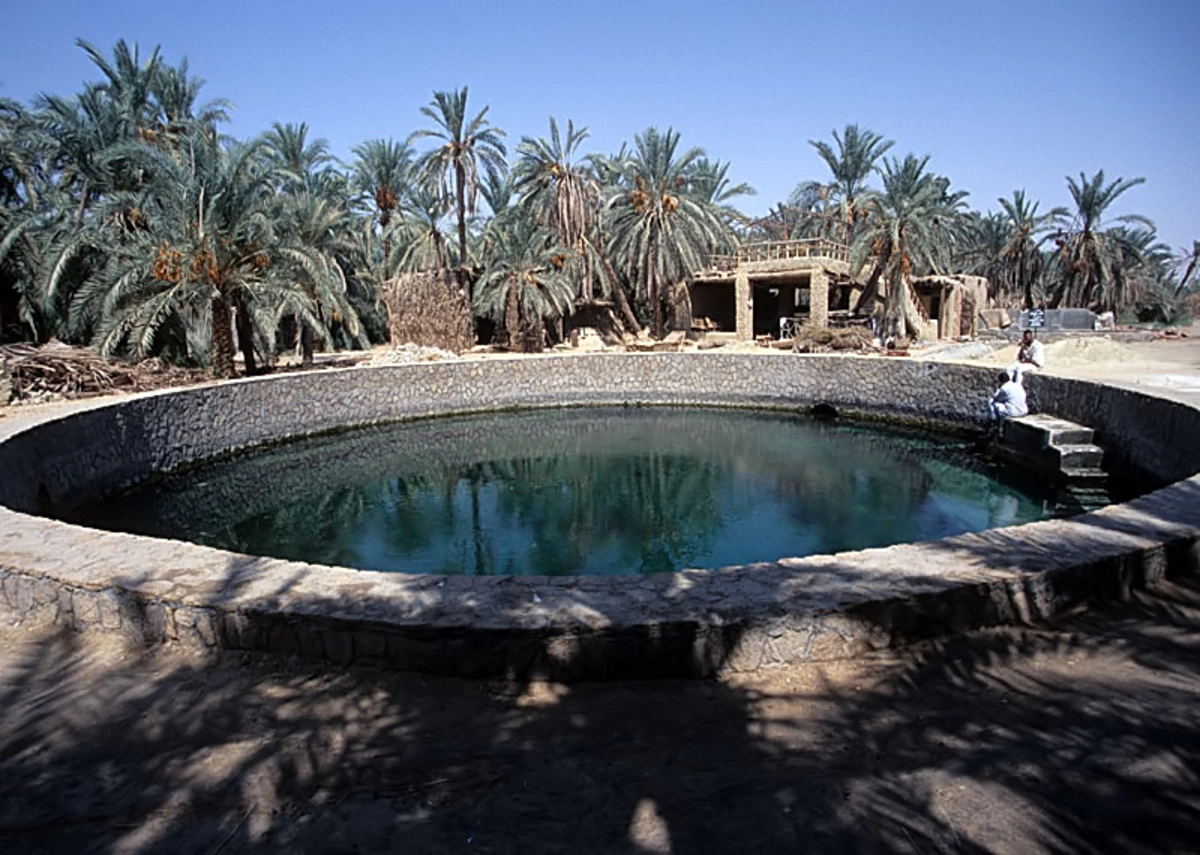 La piscine de Cléopâtre - Printemps de Juba